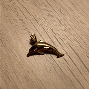Gold Dolphin Pendant